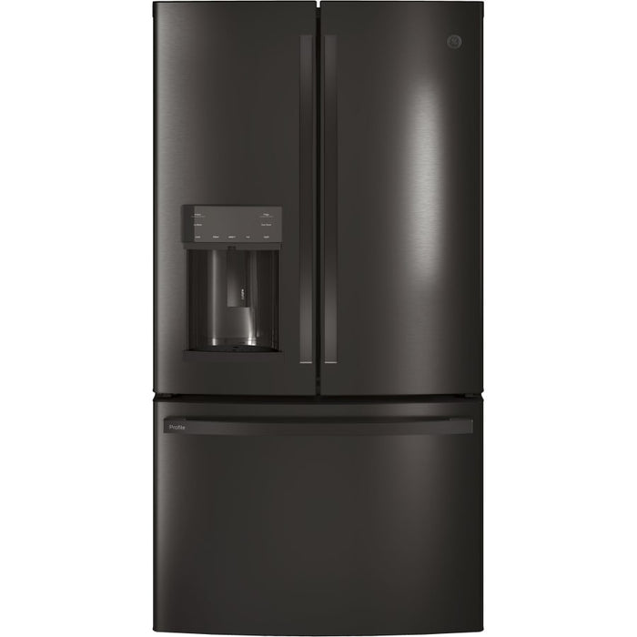 GE Profile 36 Inch Wide 27.7 Cu. Ft. French Door Refrigerator with Hands-Free AutoFill Dispenser